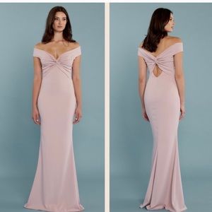 NWOT Katie May Liu Knot Front Dress - Ballet bridesmaid wedding prom gala